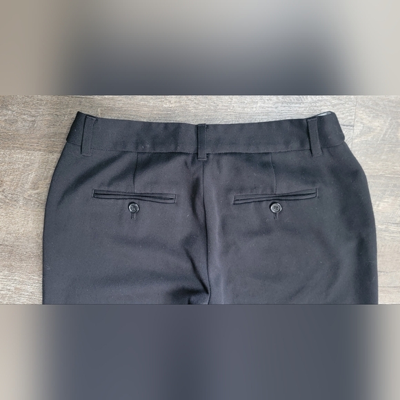 Vivienne Tam Classic Trousers Women's 4 Black Wide Flared Leg Stretchy EUC - Picture 4 of 13